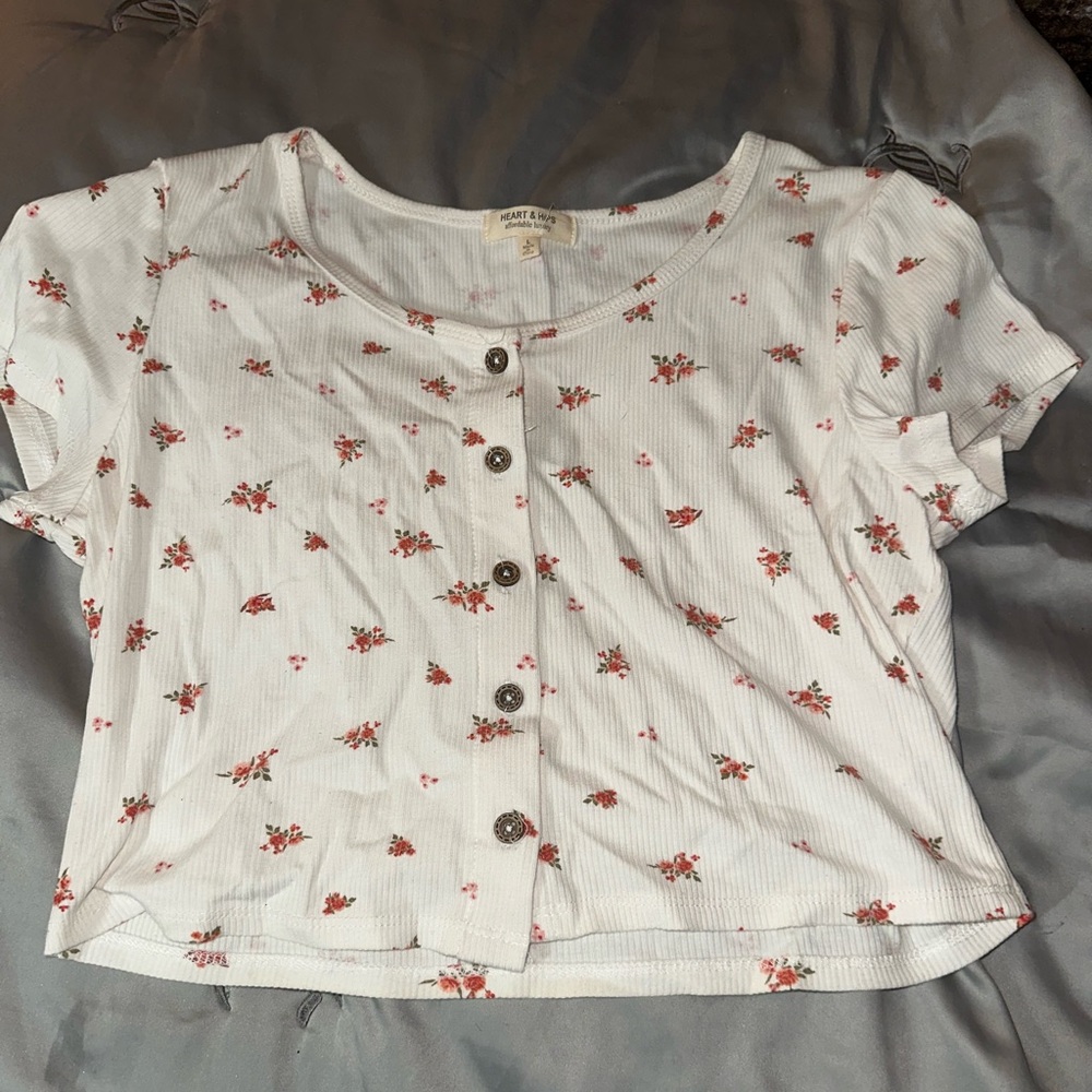 Heart & Hips cropped top